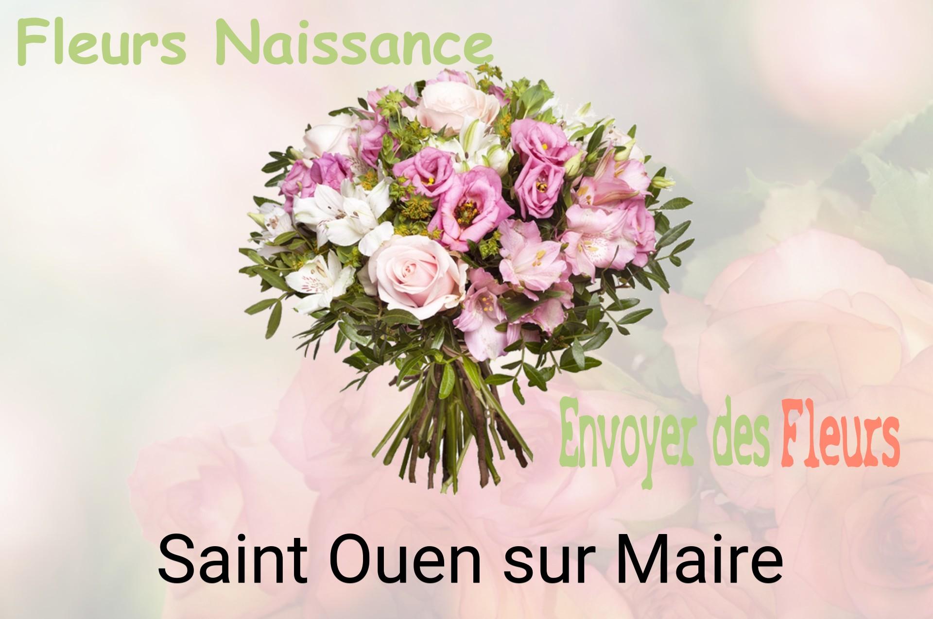 Bouquet de fleurs de naissance livré à Saint-Ouen-sur-Maire